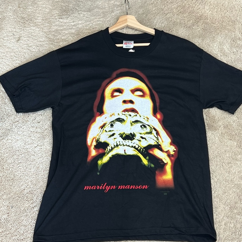 Vintage MARILYN MANSON 1997 New with tags Rock Concert T Shirt